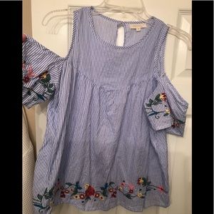 Cold shoulder top!